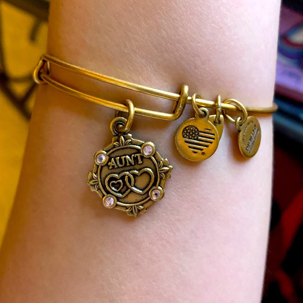 Alex and ani aunt bracelet.